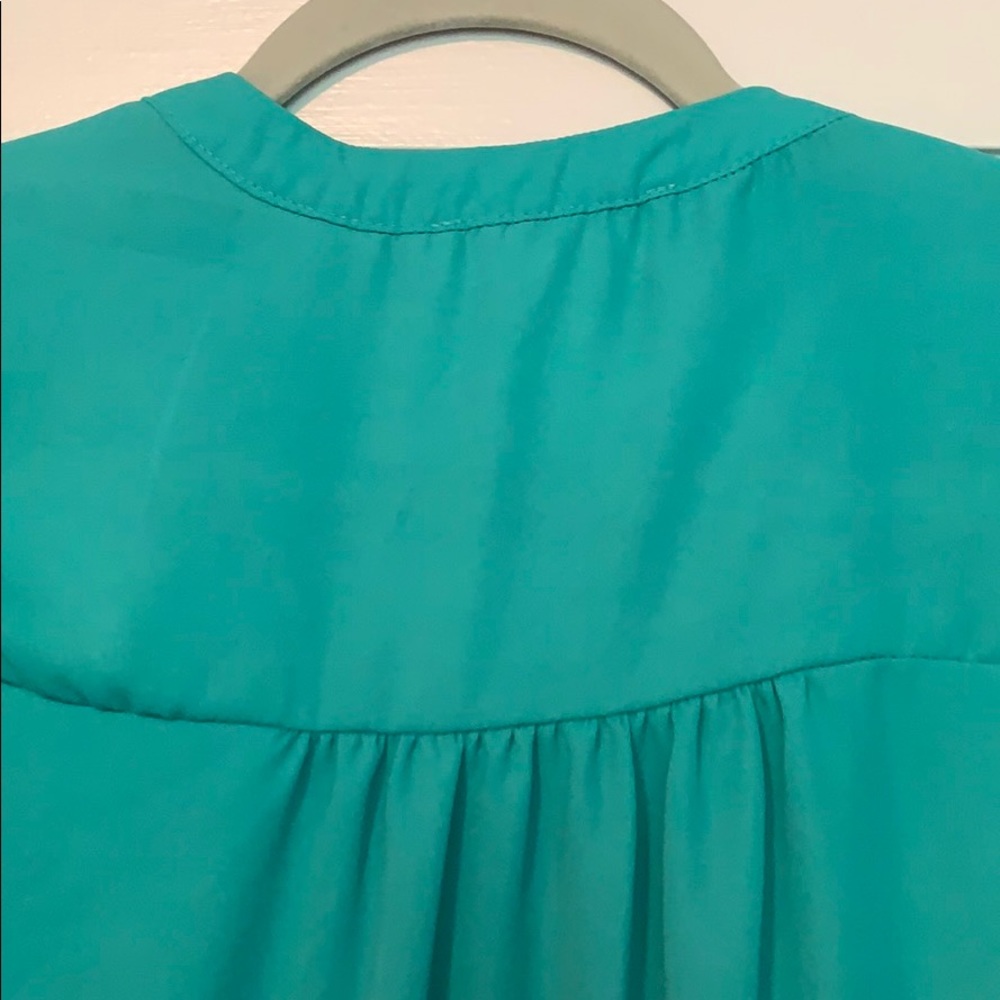 Seafoam Green-Turquoise blouse - size M - Picture 6 of 6